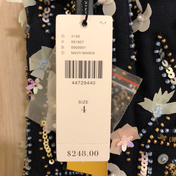 Anthropologie Alexia Admor Embroidered Tulle Dress - Picture 4 of 4